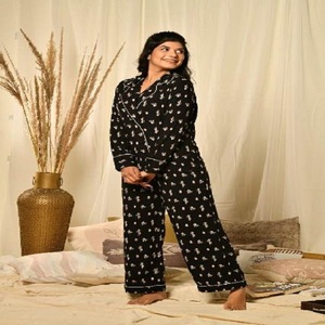 Vestido de noche de mujer con estampado de rayón 100% para tela de algodón tejida de verano y primavera - Product Image 3