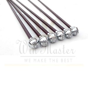 Bâtons de cérémonie en cuir noir - Product Image 6