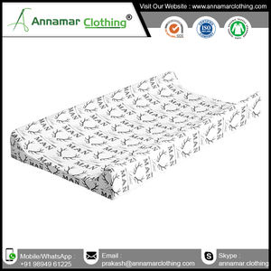 Customization Newborn Organic Baby Change Sheet Changing Pad Cover for Sale - Product Image 6