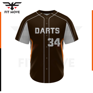 Camisetas de béisbol de manga corta personalizadas de alta calidad, ropa deportiva transpirable con personalización OEM, precio al por mayor - Product Image 2
