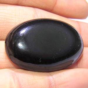 Cabujón ovalado pulido liso de piedras preciosas sueltas de obsidiana de alta calidad para la fabricación de joyas, calidad increíble Natural - Product Image 4