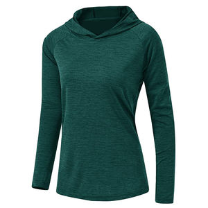 Sweat-shirt à capuche respirant à manches longues imprimé de logo personnalisé pour athlétique, course, pêche, randonnée, protection solaire UPF 50 + - Product Image 1