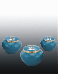 โกศทองเหลืองพิมพ์ลายอุ้งเท้าสำหรับผู้ใหญ่และสัตว์เลี้ยงขี้เถ้า - Product Image 3