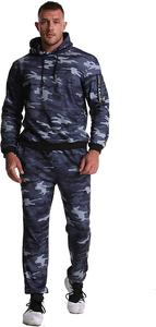 Chándal deportivo de algodón para hombre, ropa deportiva de gran tamaño, para correr, primavera y otoño, 100% - Product Image 4