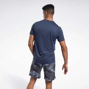 Camisetas de la mejor calidad, camisetas lisas sin estampado para hombre, camisetas con logo personalizado impreso en DTG, camisetas para hombre color azul marino. - Product Image 3