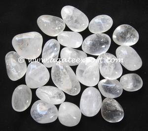 Pierre dégringolée en cristal indien | Vente en gros de pierres roulées naturelles Pierre roulée semi-précieuse - Product Image 2