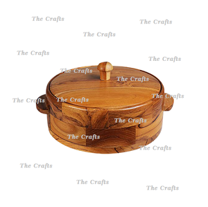 ภาชนะบรรจุ Chapati กล่องไม้ Paratha สำหรับเครื่องครัวในบ้าน - Product Image 6