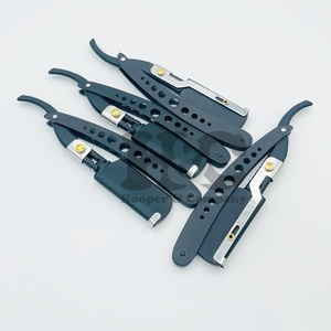 Barber Shaving <b>Razors</b> Ready To Ship Personalized Mens <b>Straight</b> <b>Razor</b> Metal Shaving Folding Tested <b>Razor</b> - Product Image 2