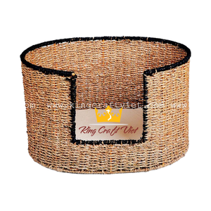 Cama para mascotas de algas marinas naturales personalizada de Vietnam con alfombrilla suave, cama hecha a mano, casa para mascotas y jaulas para perros, gatos, sofá cama para dormir en interiores - Product Image 1