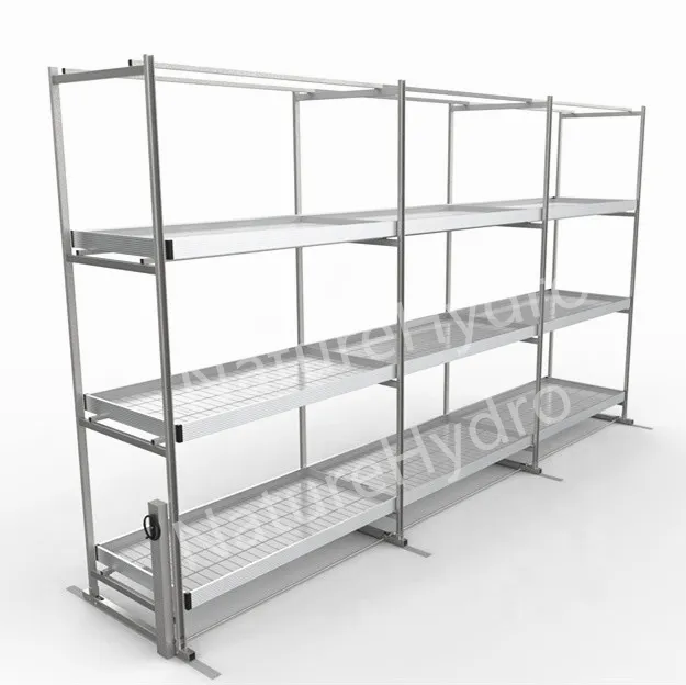 USA Agriculture Hydroponic Steel Plants Growing Rack Metal Rolling Plant Mobile Rack For Farm