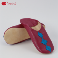 Babouches marocaines pour femmes, jaunes, antidérapantes, légères, faites à la main, brodées, noires, pour intérieur et extérieur