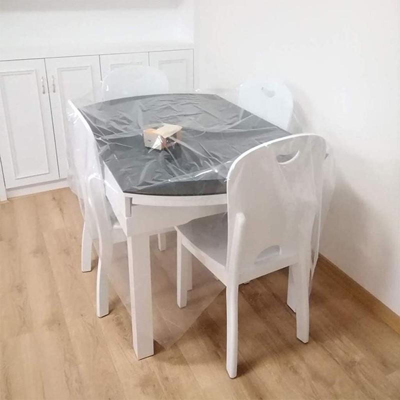 Одноразовые ясный пластичный мебель крышка сумки