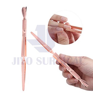 ไม้ดันหนัง | ที่แต่งเล็บแบบสองปลายสแตนเลสที่ตัดเล็บและกำจัดหนังกำพร้า | เครื่องมือทำเล็บมืออาชีพ - Product Image 6