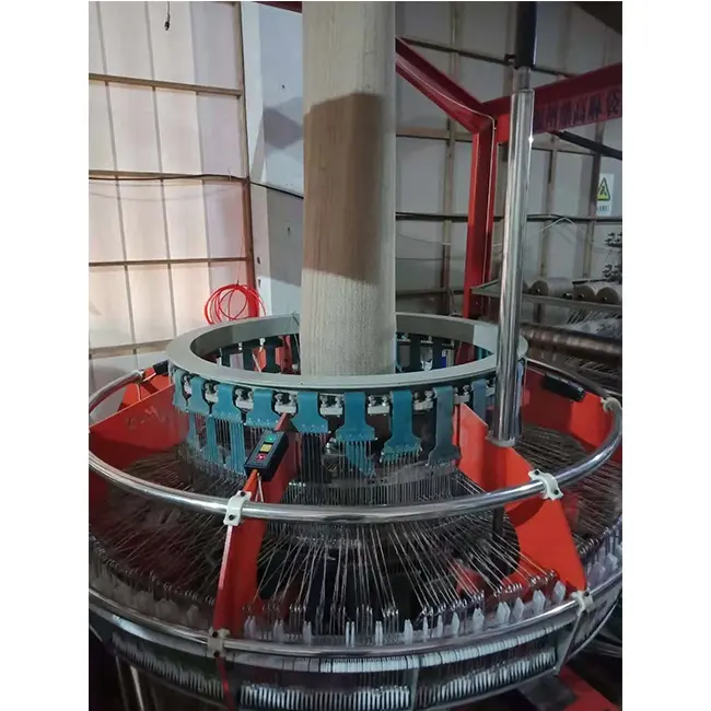 New Style orange color jute sack bag circular looms machines for weaving jute fabric without sewing