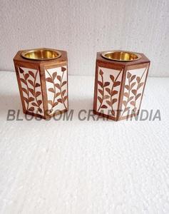 Quemador de madera de Año Nuevo hecho a mano, incrustaciones de perlas Madre, tapón de anís estrella, soporte de incensario aromático de sándalo Rosa jazmín, Idea de regalo para uso en coche - Product Image 5