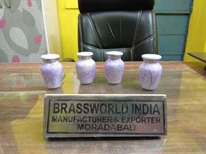 Souvenir commémoratif, urne de crémation, fournitures commémoratives, cuivworld inde - Product Image 2