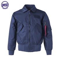 Blouson bomber vert olive pour homme MS Corporation, fermeture éclair, col rond, style décontracté, coupe régulière, imprimé animal, toile coupe-vent