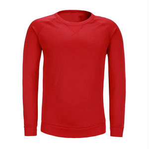 Sweat-shirts en molleton de coton à col rond personnalisés, lourds, unis, teints, OEM, pull-over personnalisé - Product Image 1