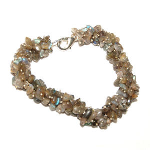 Agate Gemstone Charm <b>Bracelets</b> with Silver/Gold Plating and Classic Style Dazzling Luster - Product Image 1