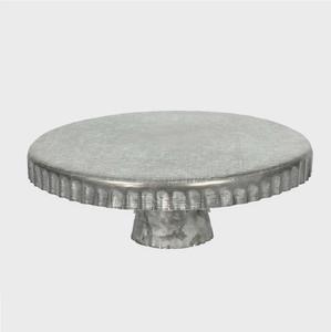 Présentoir à gâteaux en argenterie galvanisée élégant de grande taille, parfait pour exposer les pâtisseries et les muffins, pièce de présentation élégante pour desserts - Product Image 4