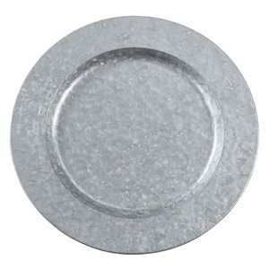 Unbreakable Metal restaurant charger Full Size Kitchen Dinner serving plates in lowest price - Product Image 2