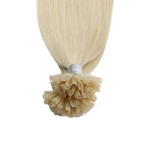 Le plus populaire prix usine acheter en gros U tip Vietnam cheveux humains gris bond extensions de cheveux - Product Image 3