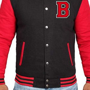 Veste de baseball en molleton de coton personnalisée de haute qualité pour hommes vente en gros de veste Letterman grande taille respirante pour l'hiver - Product Image 2