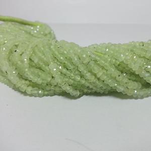4mm naturel Prehnite facettes Rondelle perles de pierres précieuses Strand Acheter pour la dernière nouvelle boutique de réglage de bijoux en ligne maintenant du fabricant - Product Image 2