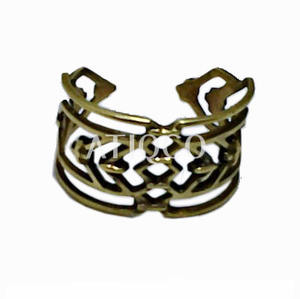 Brass Metal & Leather <b>Bracelet</b> Fashion Jewelry Bangle Modern & Cute <b>Bracelet</b> Attractive & Unique Bangle Best Sell - Product Image 3