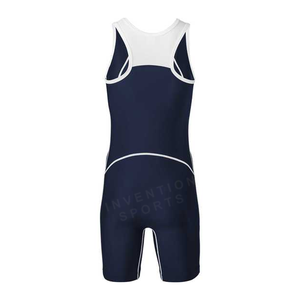 Camisetas de lucha libre de color liso OEM con logotipo personalizado promocional para hombres camisetas deportivas de tela de LICRA elástica transpirable a la venta - Product Image 3