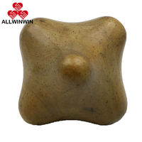 ALLWINWIN SMB14 Palla Massaggiante con Punte - Rullo per Piedi in Legno di Cedro per Fascite Plantare