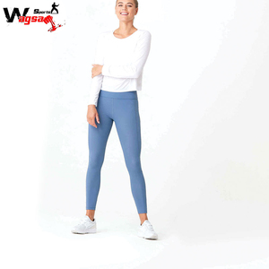Leggings de Yoga en coupe V pour femmes, collants de sport, Fitness, personnalisés, taille haute, poches de jogging, tendance, - Product Image 4