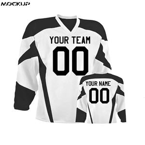 Nueva ropa deportiva para hombres, sublimación hecha a medida, tela transpirable, hockey sobre hielo, uniformes impresos de alta calidad - Product Image 6