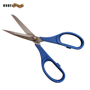 Eversharp DIY Tailor <b>Scissors</b> 6 Inch Right Hand Stainless Steel Blade Blue Soft Grip Handle Smooth Edge Cutting Tool - Product Image 2