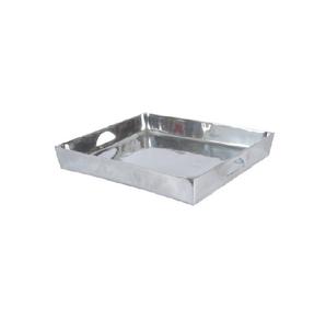 ถาดเสริฟโลหะทรงสี่เหลี่ยมทำมือถาดเสิร์ฟอาหารบนโต๊ะตกแต่งโต๊ะสุดหรูถาดเสิร์ฟอาหารทรงสี่เหลี่ยม - Product Image 1