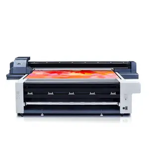 made exhibition products roll&flat printer, 2513 uv printer with Ricoh Gen6 for advertising company advertising printing