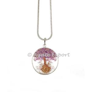 Colgante de árbol de amatista, hecho a mano, nuevo estilo - Product Image 2