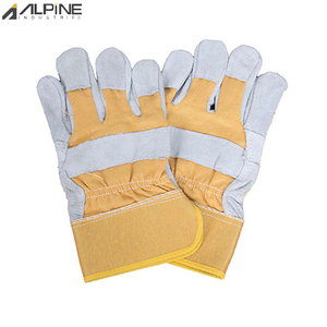 Los guantes de seguridad Canadian Rigger más vendidos, cuero de cabra granulado, a prueba de fuego, antivibración, Alpine Industries AG-40184 - Product Image 3