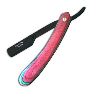 Maquinilla de afeitar profesional de barbero, con mango de madera, CER-1 (89) - Product Image 1
