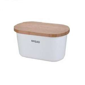 Classic Rectangular Metal <b>Bread</b> Box Decorative <b>Storage</b> Bin for Kitchen Use Stylish Rectangle Shape <b>Bread</b> Bin - Product Image 4