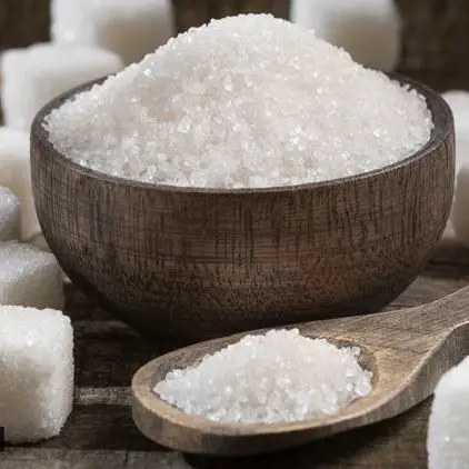 น้ำตาลขาวบราซิล Icumsa 45ส่งออกน้ำตาลไปยังประเทศจีนดูไบแอฟริกาน้ำตาลบริสุทธิ์โดยตรงจากบราซิล50กก. บรรจุภัณฑ์