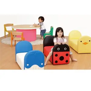 HOT Penjualan Jepang Anak-anak Perabotan Lembut Tahan Lama Mudah Membersihkan Ruang Bermain AREA Fasilitas Hewan Lucu Mobil