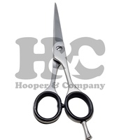 Ciseaux de coiffure professionnels noirs japonais pour barbier, droitiers, droits, tranchants, en acier inoxydable, 6 pouces, haute qualité, pour effilage