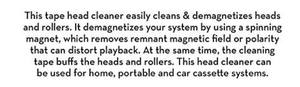 Cinta de Cassette de Audio cabeza limpiador con desmagnetizador húmedo tipo para todos de AUDIO - Product Image 3