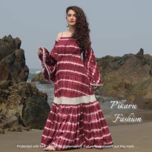 Vestido Largo Informal de Moda para Mujer, Estilo Bohemio y Hippie, con Estampado Tie Dye, para Fiestas, Primavera 2026, Venta al por Mayor en India - Product Image 5