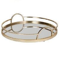 Plateau de service avec miroir Design personnalisé Formes uniques pour cadeau de mariage et plateau miroir Derniers plateaux