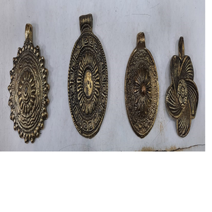 Pendentifs en laiton en forme d'animaux personnalisés, fait à la main, disponible dans des modèles ethniques indiens et vintage, adaptés aux créateur de bijoux, 50 pièces - Product Image 4