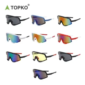 Topko-gafas de sol de ciclismo para hombre y mujer, gafas de sol para deportes al aire libre, gafas de sol