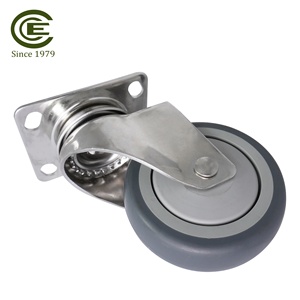 Con Lăn Bánh Xe Đồ Chơi Bằng Thép Không Gỉ Hạng Nặng Công Nghiệp <span class=keywords><strong>4</strong></span> Inch - Product Image 3