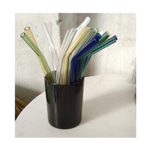 Best Selling Food Grade Custom Color Glass <b>Straw</b> <b>For</b> Cocktail <b>Drinking</b> - Product Image 1